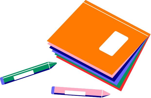 formatio Privatschule – Illustration book-pens